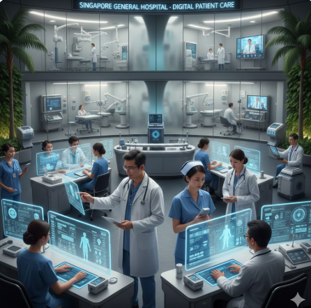 Singapore Hospitals Providing Digital Patient